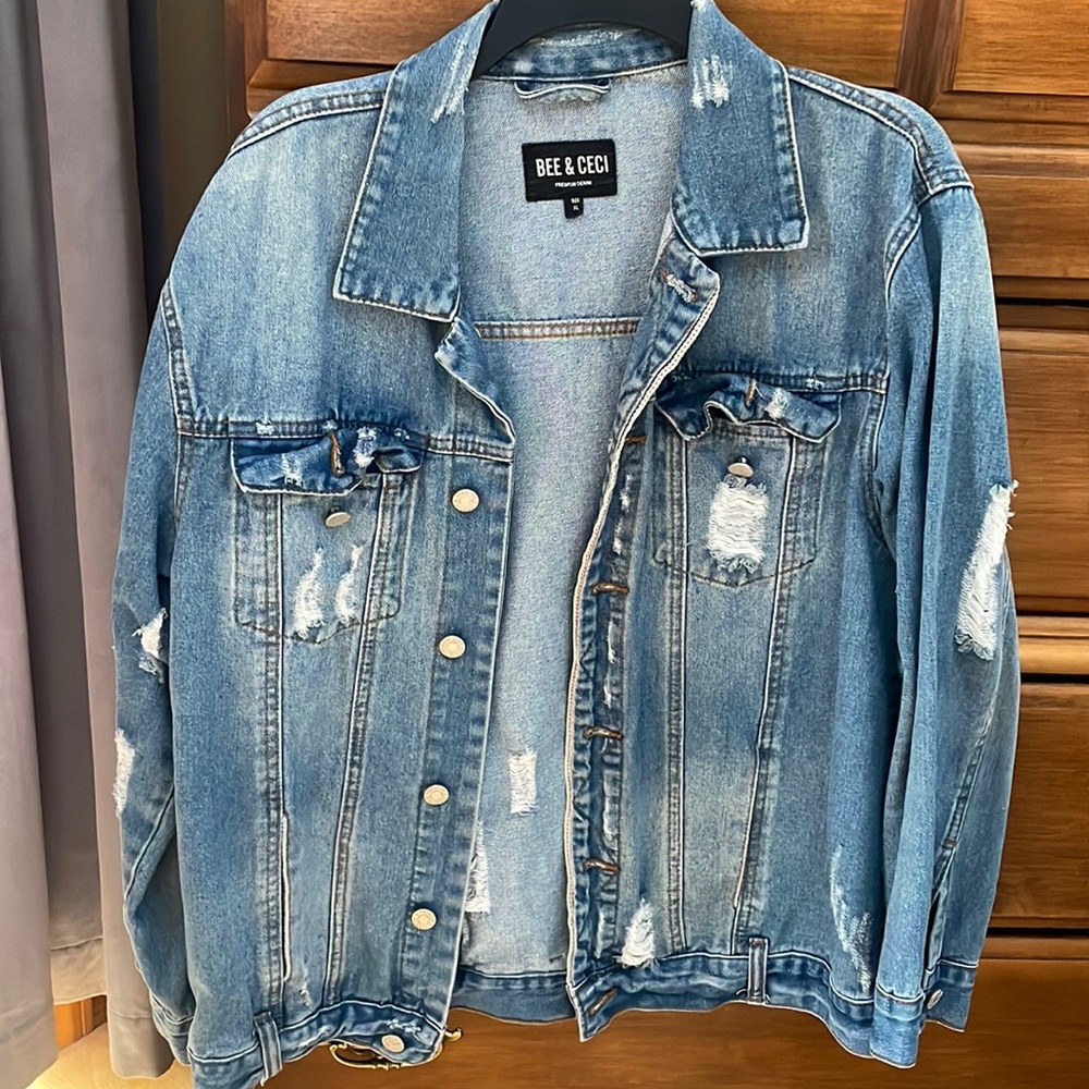 Distressed Jean Jacket